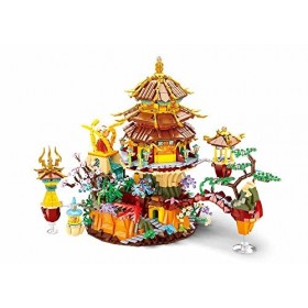 Sluban Klemmbausteine M38-B0939 The Five Immortals Temple 218 PCS