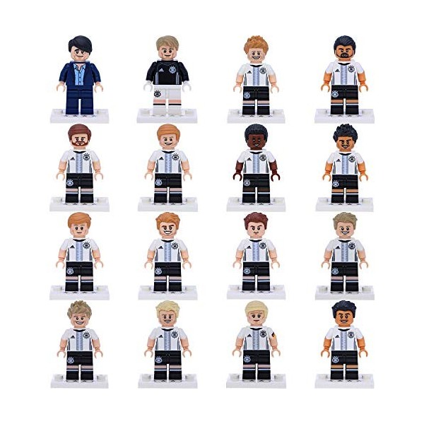LEGO 71014 Figurines de la DFB Léquipe : les 16 figurines différentes jeu complet 