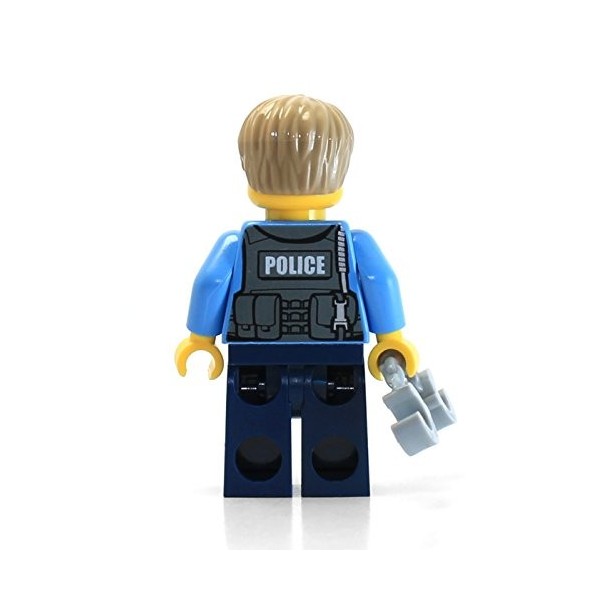 LEGO City MiniFigure: Police - Undercover Chase McCain Dark Blue Legs w/ Handcuffs 