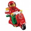 LEGO City MiniFigure 60150 - Livreur de pizza avec scooter et boîte à pizza 