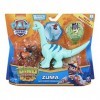 PAW PATROL Dino Rescue Ensemble de Figurines Zuma et d’Un Dinosaure, pour Enfants à partir de 3 Ans