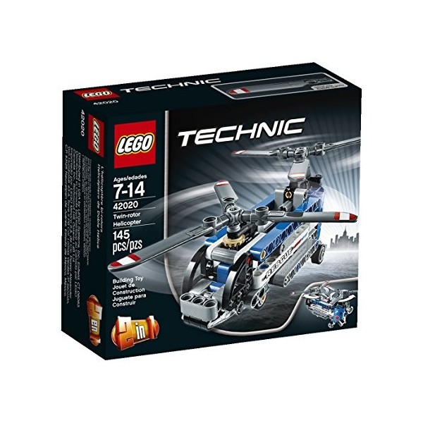 LEGO Technic - 42020 - Jeu De Construction - Lhélicoptère Bi-rotors