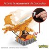 Mega Pokémon Coffret Construction Avec Figurine Articulée Authentique Dracaufeu En Mouvement Avec 1663 Pièces, 28 Cm, À Colle