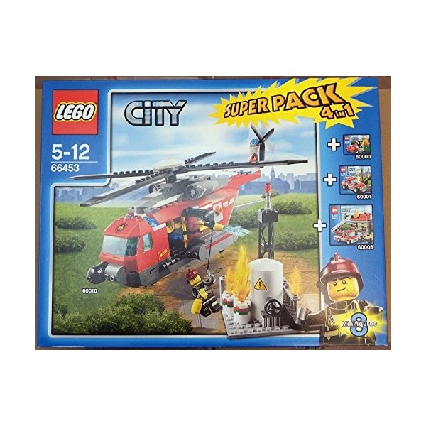 LEGO® City 66453 - Pompier Super Pack 4 en 1