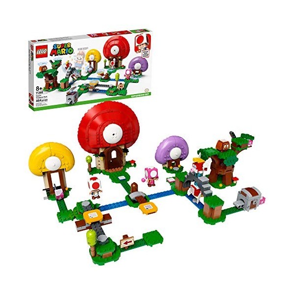 LEGO Super Mario Toad 71368 Kit dextension de chasse au trésor . jouet pour les enfants pour stimuler leurs aventures Super 