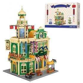 Aetheria Kit de construction architectural Grand Hotel - Kit de modélisme - Mini particules - Puzzle en briques - Cadeau pour