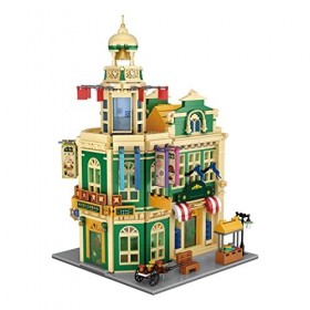 Aetheria Kit de construction architectural Grand Hotel - Kit de modélisme - Mini particules - Puzzle en briques - Cadeau pour