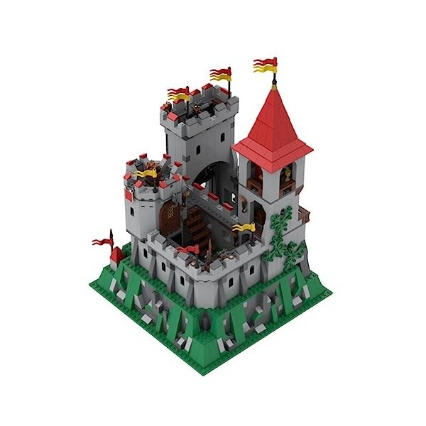 Novaray Château médiéval, plus de 1000 pièces de château de chevalier, blocs de construction MOC, kit de modélisme MOC, jouet