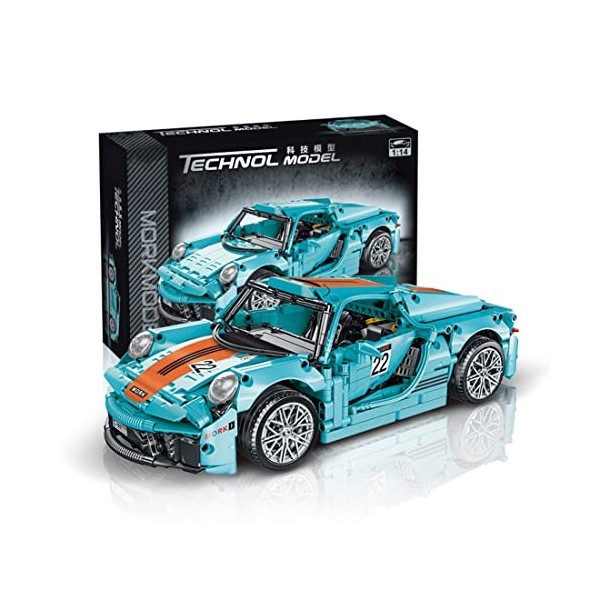 YANYUESHOP 1/14 Technic Car Building Blocks, 1324pcs MOC Race Car Building Set Collectable Car Compatible avec Lego Technic