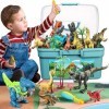 GIUHAT Figurine Dinosaure et Dino à démonter, Dinosaure Jouet Enfant 3-8 Ans Garçon Cadeau Enfant Garcon Jouet 3 2 4 5 6 Ans 