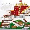 WangSiwe Micro Blocks Tibet Architecture Lhasa Potala Palace Modèle 3D 6000 + Pcs Diy Mini Diamond Blocks Jouet de Construc