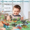 GIUHAT Figurine Dinosaure et Dino à démonter, Dinosaure Jouet Enfant 3-8 Ans Garçon Cadeau Enfant Garcon Jouet 3 2 4 5 6 Ans 