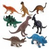 AniWorld Dinosaure Set de 8 Pièces Dinosaures Jouets Ensemble Éducatif Réaliste Dinosaure Jouet Animaux Figurines Cadeaux da