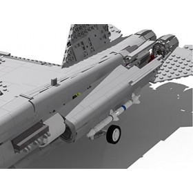 WangSiwe Modèle de Blocs de Construction DAvion Spatial, 1733 Pièces Fa-18C Hornet Fighter Jouets de Collection Exclusifs Po