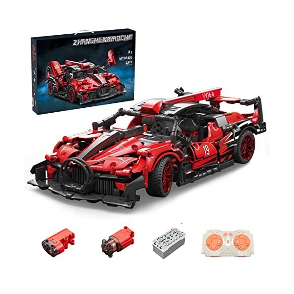 Technique Speed ​​​Champion Voiture de course 1314 pièces, 1:14 MOC jouet de construction, cadeaux de modèle de voiture pour garçons et adultes
