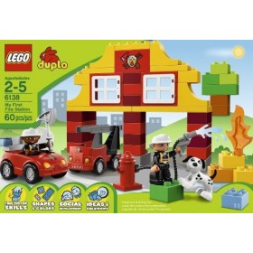 Lego Duplo Mon première caserne de pompiers - 60pcs.