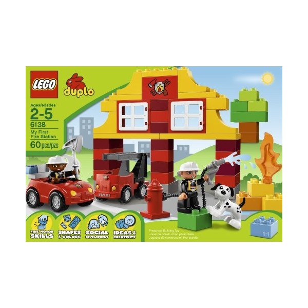 Lego Duplo Mon première caserne de pompiers - 60pcs.