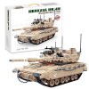 NVOSIYU Char Militaire - Merkava Main Battle Tank Jeu de Construction avec 4 Figurines, Compatible avec Lego 1540 Pièces 