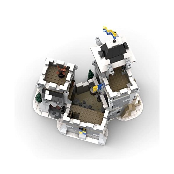 THEGO MOC Kit de construction modulaire médiéval de dragons série architecture modèle darchitecture de maison, jouets de con