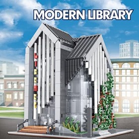Bloc De Construction Maison, 2789 Pièces Jeu De Construction Bibliothèque Street&nbsp;View Créative Architecture Maison De Ville, 