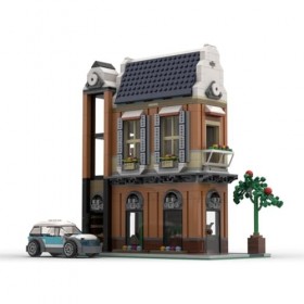 Lumivive Lot de 884 blocs de construction darchitecture dagriculteur - Grande architecture - Scène de rue - Cadeaux pour ad