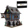 EnWind DIY Medieval Series Kit de construction, maison de pirate, kit de construction modulaire, compatible avec larchitectu