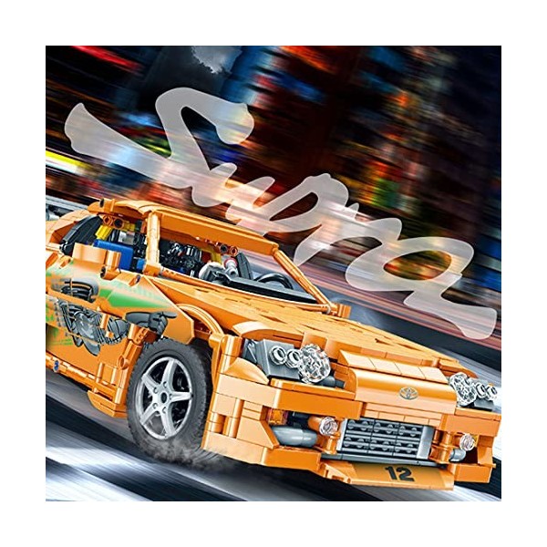 DAXX Technic Voiture de Sport Jeu de Construction, A80 Supercar Modèle à Collectionner, 2225Pièces Blocs Compatible avec Lego