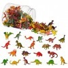 THE TWIDDLERS 70 Mini Dinosaures, Petits Jouets Dino pour Enfants, Garçons & Filles - Anniversaires, Pochettes Surprises, Cad