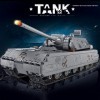 NVOSIYU Char Militaire - Panzer VIII Maus Tank Jeu de Construction avec 5 Figurines, Compatible avec Lego 2127 Pièces 