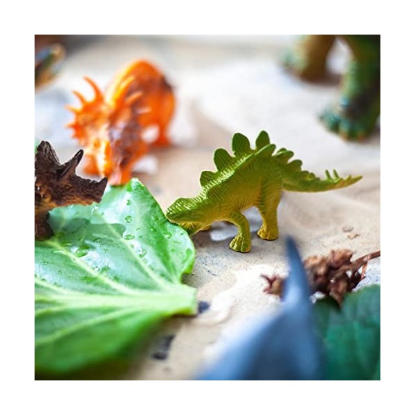 THE TWIDDLERS 70 Mini Dinosaures, Petits Jouets Dino pour Enfants, Garçons & Filles - Anniversaires, Pochettes Surprises, Cad