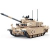 YANYUESHOP Bloc de Construction de Char Militaire, 1/18 Challenger Tank MOC Tank Construction Toys Set Compatible avec Lego, 