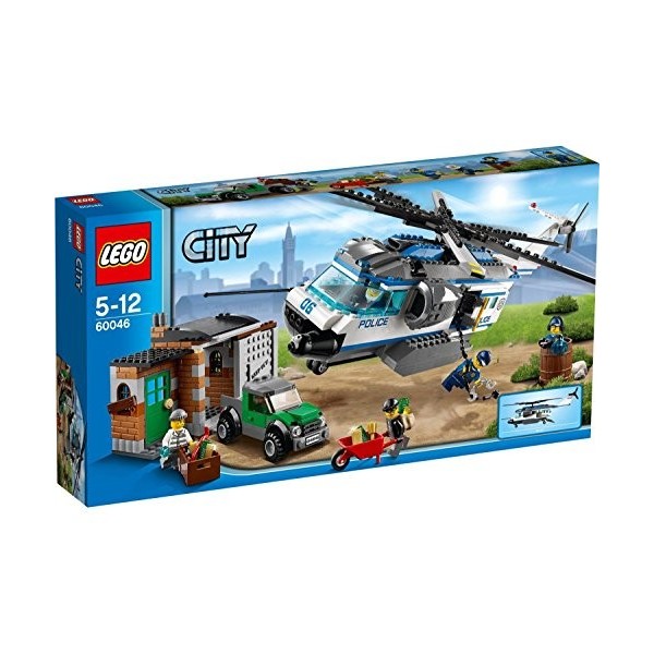 LEGO City - 60046 - Jeu De Construction - Lintervention De Lhélicoptère en Forêt