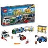 LEGO 60198 City Le Train de Marchandises Télécommandé, Jouet pour Enfants dès 6 Ans, Bluetooth RC, 3 Wagons, Rails et Accesso