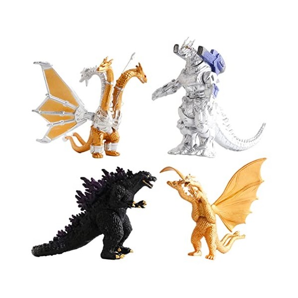Figurines Godzilla - Ksopsdey Figurine DAction Classique De Godzilla,Ensemble De Jouets De Dinosaures,Educatif Jouets Pour E