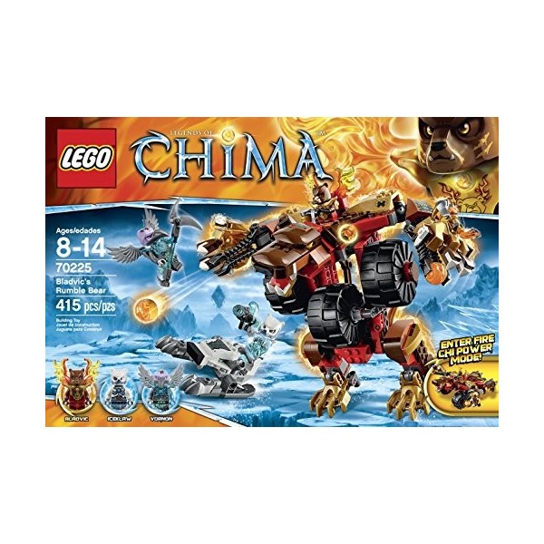 LEGO Legends of Chima 70225 Bladvics Rumble Bear Building Kit