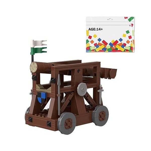 JoyMate Modèle modulaire de construction de briques de pirate médiéval, kit de modélisation architecture compatible avec lar