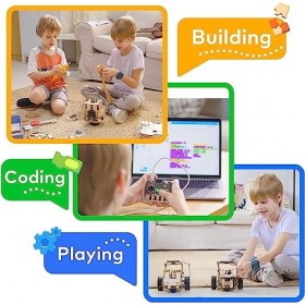 Makeblock NextMaker Kit STEM boîte 1-3 pour Les Enfants de 8 Ans et Plus, Kit de Jouets éducatifs, Kit Scientifique pour En