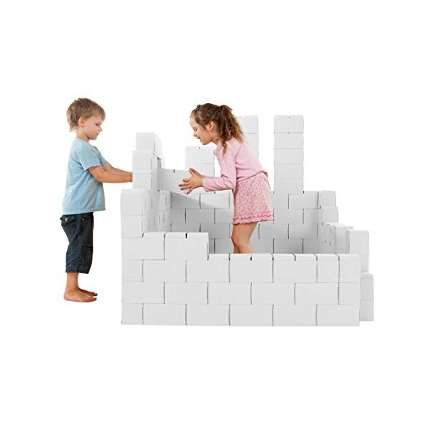 Gigi Méga Blocs de Construction Bloks 200 XXL - Jeu de pièces | Blocs géants pour Enfants avec système de Verrouillage | Gran