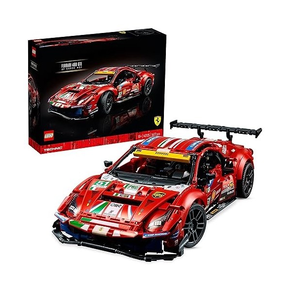 LEGO 42125 Technic Ferrari 488 GTE AF Corse 51: Maquette de Voiture