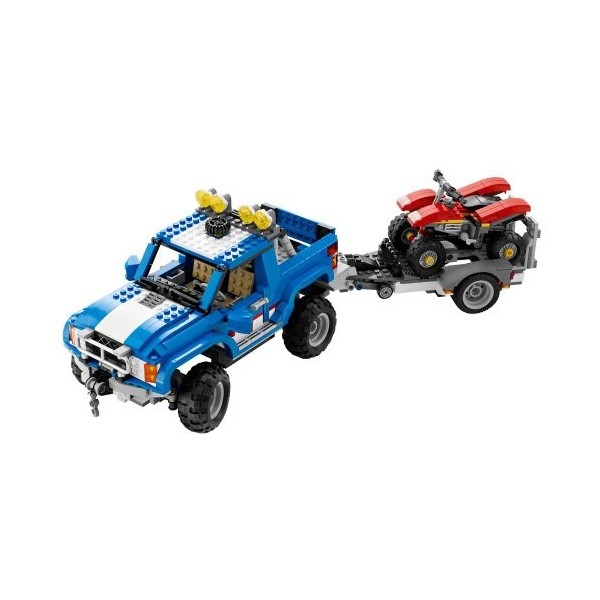 LEGO - 5893 - Jeux de construction - LEGO creator - Le tout-terrain et son quad