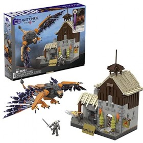 Mega Coffret Jeu De Construction The Witcher La Chasse Au Griffon De Geralt, 1 Mini-Figurine Articulée Et Accessoires, 431 Pi