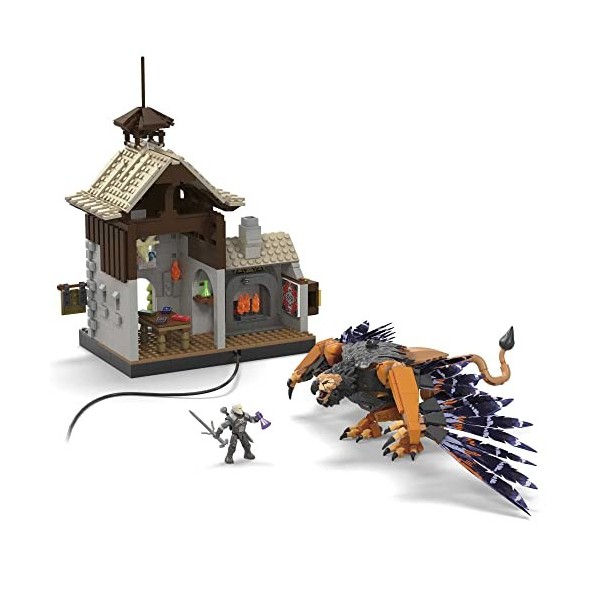 Mega Coffret Jeu De Construction The Witcher La Chasse Au Griffon De Geralt, 1 Mini-Figurine Articulée Et Accessoires, 431 Pi