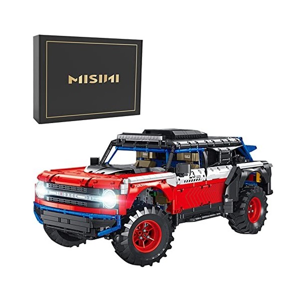 MISINI 673101 Lot de 2 920 blocs de serrage pour véhicule tout-terrain 1:8 Technique MOC Grand kit de construction de voiture