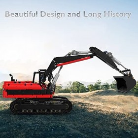 JMBricklayer Technic 61102 Technic Kit de construction pour pelle hydraulique télécommandée pour pelle sur chenilles à partir