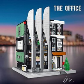 MISINI 7702 The Office Architecture - Kit de construction maison - Briques de serrage modulaires MOC - 3828 blocs de construc