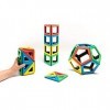 Polydron magnétique Extra Shapes Set de construction éducatif de construction magnétique – Ensemble magnétique à ajouter – À 