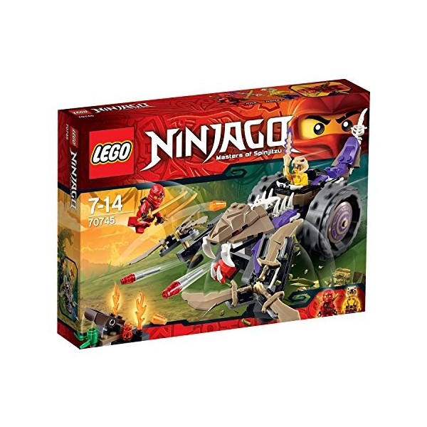 Lego Ninjago - Playthèmes - 70745 - Jeu De Construction - Le Broyeur Anacondra