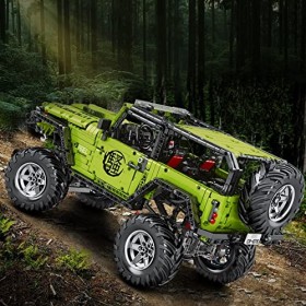 BEHOWL Technique Off Road Vehicle, Stem SUV Vehicle, Block kit avec télécommande et app Dual Control, Jouets pour garçons et 