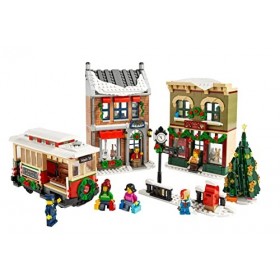 Lego Christmas Holiday Main Street 10308 Jeu de jouets de construction pour filles garçons et enfants âge 8+ 1514 pièces , m