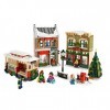 Lego Christmas Holiday Main Street 10308 Jeu de jouets de construction pour filles garçons et enfants âge 8+ 1514 pièces , m